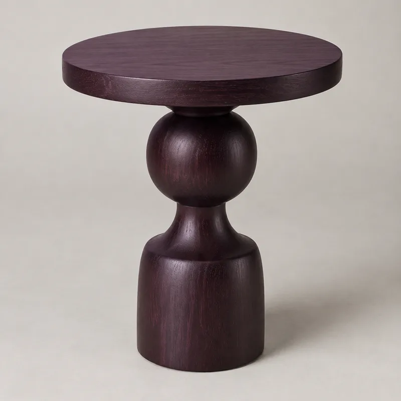 Pedestal Side Table — AI concept created with Dream Studio