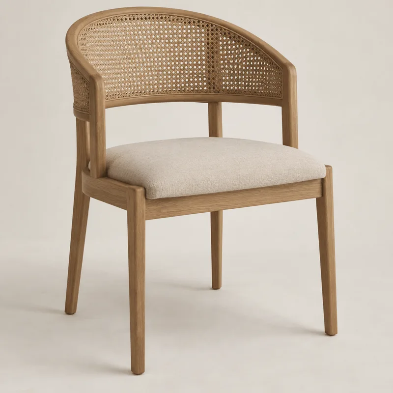 Woven Dining Chair — AI concept created with Dream Studio